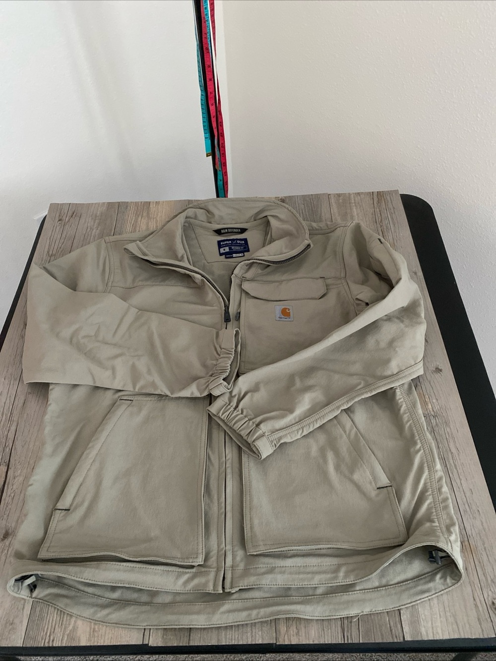 Carhartt Super Dux Rain Defender Relaxed Fit Full Zip Jacket Mens Medium